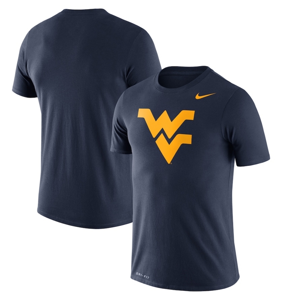 West Virginia Mountaineers Nike Legend Logo Performance T-Shirt - Navy XL DriFit